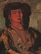 George Catlin The Dakota Chief : One Horn oil painting picture wholesale